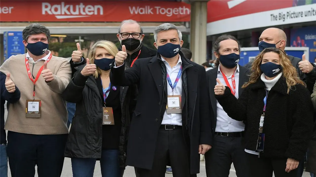 فونت يهاجم لابورتا على خلفية أزمة بوسكيتس في انتخابات رئاسة برشلونة